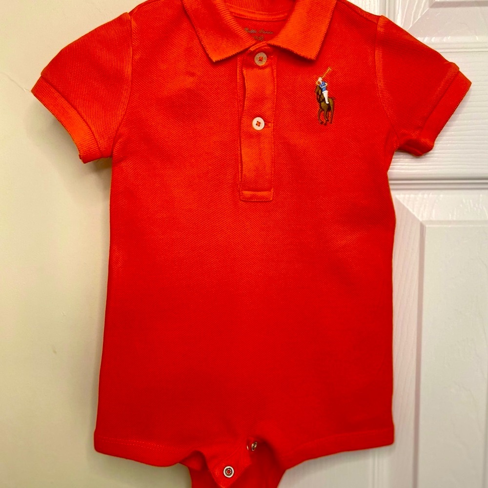Polo by Ralph Lauren (3-6 M) Boy Coverall
